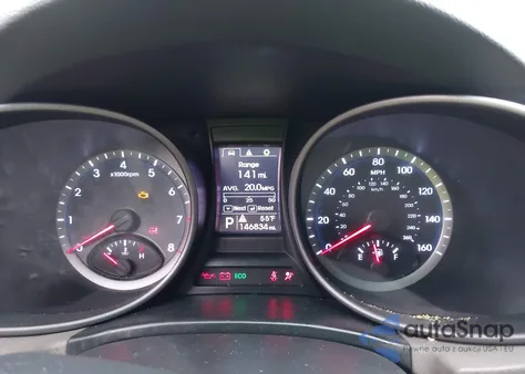 2014 Hyundai Santa Fe Sport 2.4L из США, поврежденный, VIN 5XYZT3LB0EG164069